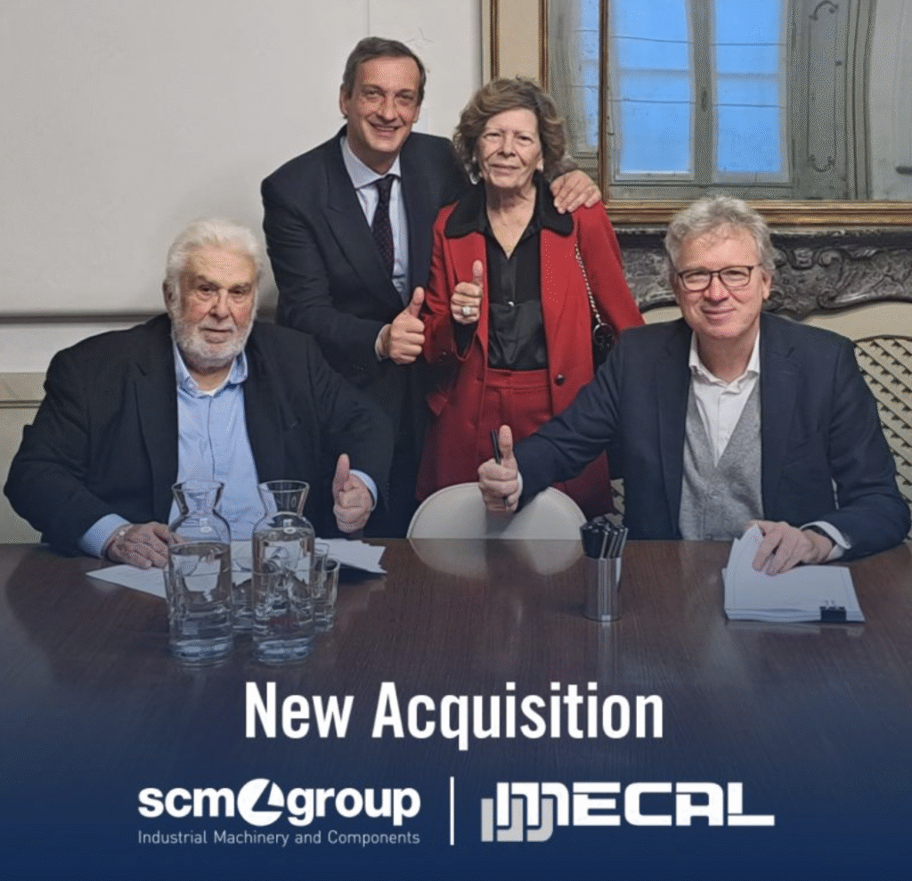 Scm Group acquires 51% of Mecal Machinery